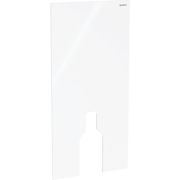 GE Frontverkleidung für Geberit Monolith für Stand-WC 101cm Glas weiß
