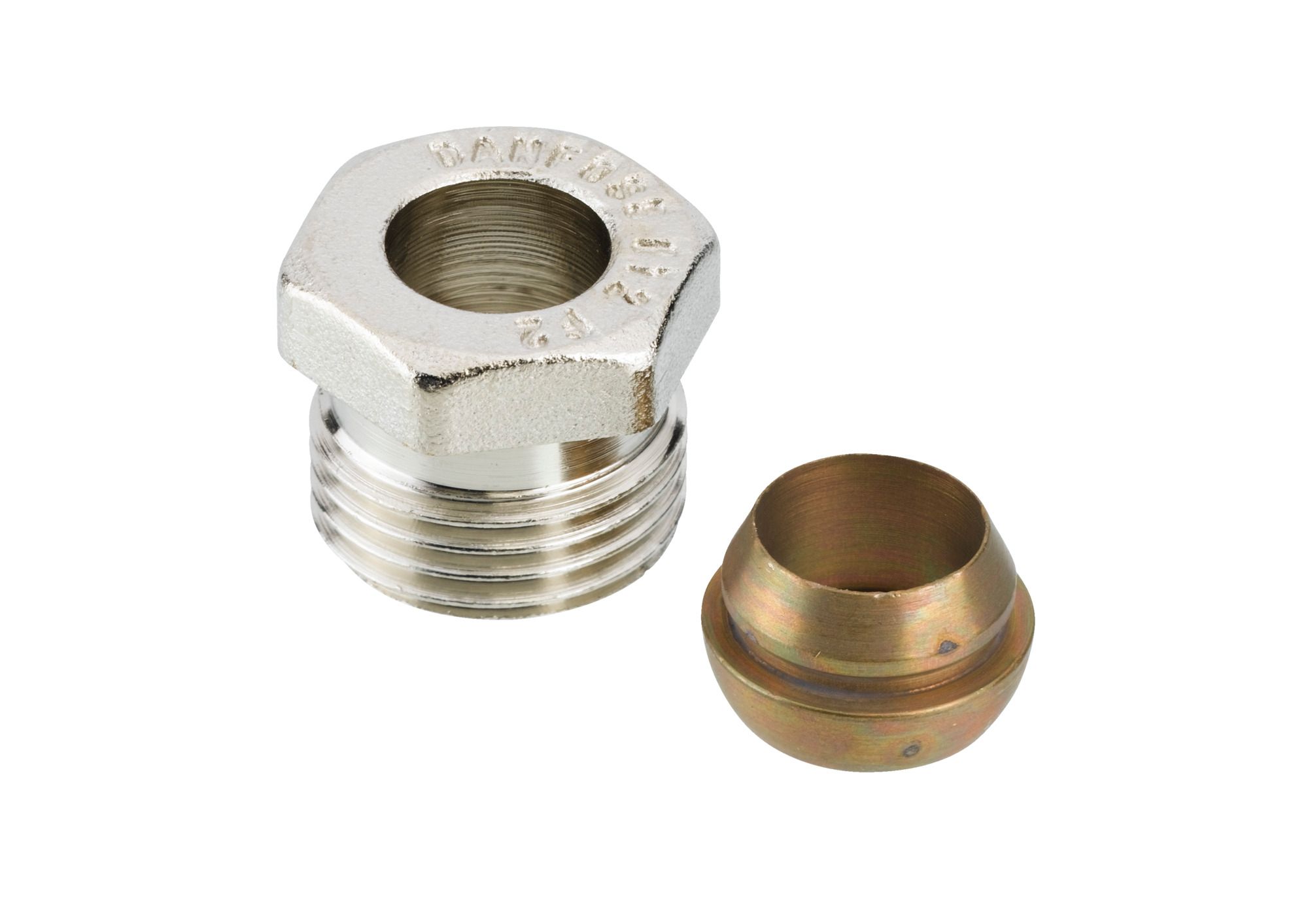 Klemmverbinder Danfoss 1/2" x 12mm f.Stahl- u.Kupferrohre