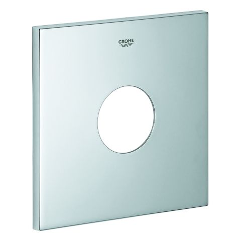 GROHE Rosette 48434 eckig f.EHM-Fertigmontagesets chrom