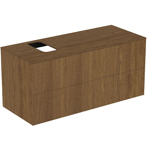 IS Obere Schubladenfront Conca f.WTU 1180x267mm WalnussDun.,AlteNr.2019