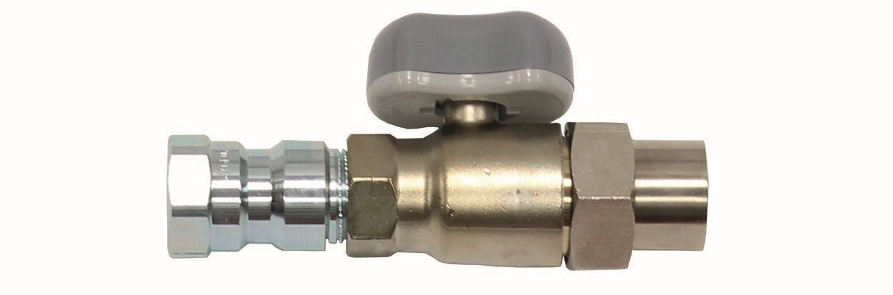 Gaskugeldurchgangshahn 3/4" Vaillant m.Brandschutzeinrichtung       Nr.300848