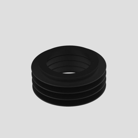 Spülrohrinnenverbinder EPDM d 55mm