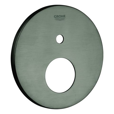 GROHE Rosette 48429 rund für EHM-FMS mit 2-Wege Umst. hard graphite gebürstet