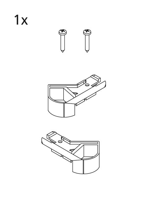 Kermi EBI2014 Set Stockabdeckung oben Farbe:silber