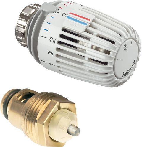 Heimeier Set Retro-S m.Thermostatkopf K und Oberteil für DN 15 ab BJ 1982-1994