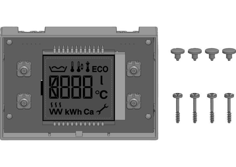 STIEBEL ELTRON Ersatzteil 293599 El.Bgr. SHZ-LCD Bedienteil Ers.