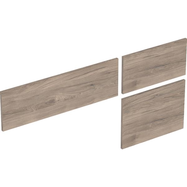 GE VariForm Set Schubl.-Front für US für WT, mit 3 Schubl. B=120cm, Nussbaum