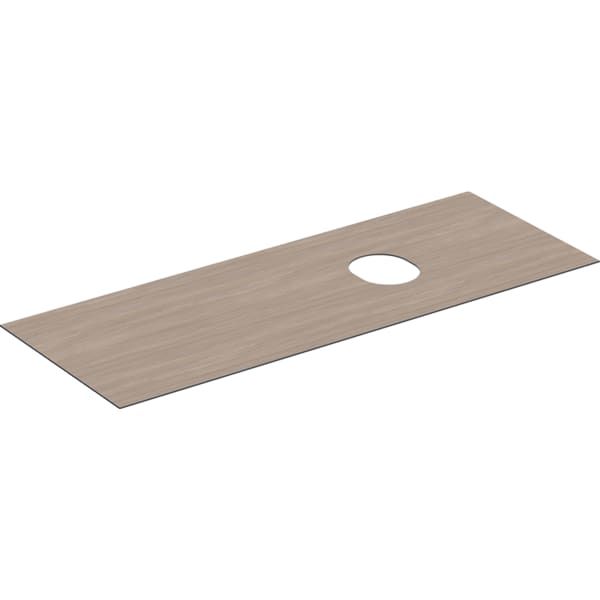 GE VariForm Abdeckplatte für US f. AS-WT mit 2 und 3 Schubl. B=135cm, Eiche