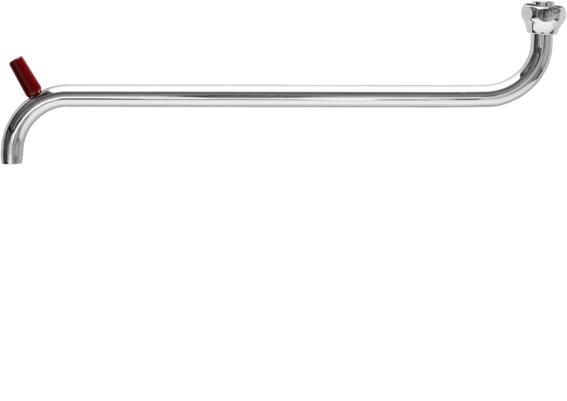 Schwenkarm Stiebel 1/2" 13mm D. 400mm 400mm Ausladung  13mm Durchm. vechromt