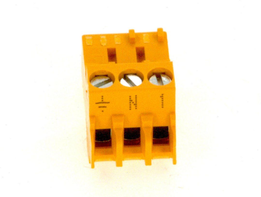 SIEGER Anschlussklemme 3-polig UE I Abgas gelb, für TG 12 EK-..