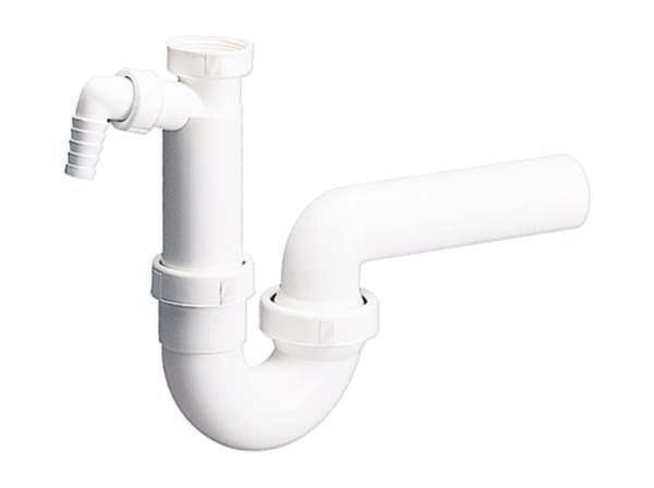 Siphon f.Spüle Dallmer 1 1/2"xDN 50 mit Waschgeräteanschluss