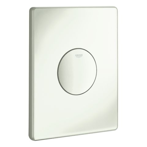 Abdeckplatte Skate weiss f.UP-Druckspüler Grohe