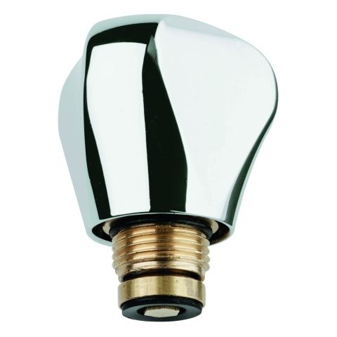 GROHE Oberteil m.Treflor Griff 11086 Markierung blau/rot 1/2" chrom