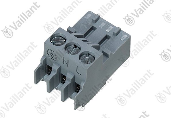 VA Stecker, Rast 5 3-polig grau Vaillant-Nr. 0010048112
