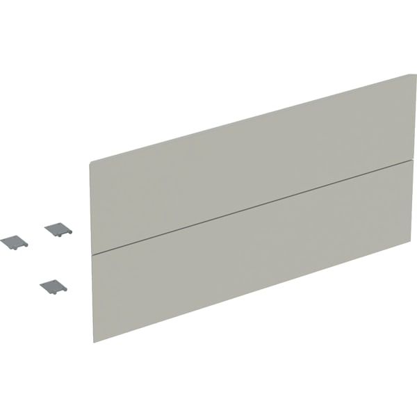 GE Set Schubl.-Frt für ONE US, 2 Schubl. für WT B: 105cm, greige matt