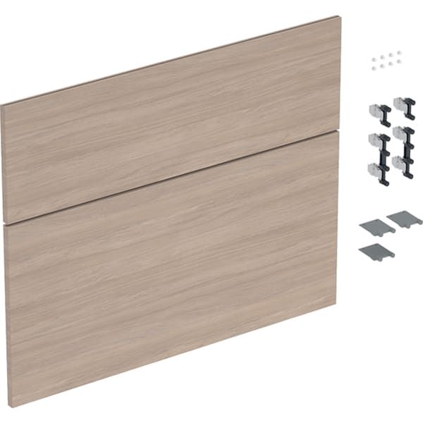 GE Schubladenfront Set für iCon für WT B:75cm, Eiche natur