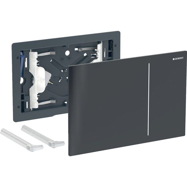 GE Sigma70 BetPl., für 2-Mengen-Sp. Glas schwarz