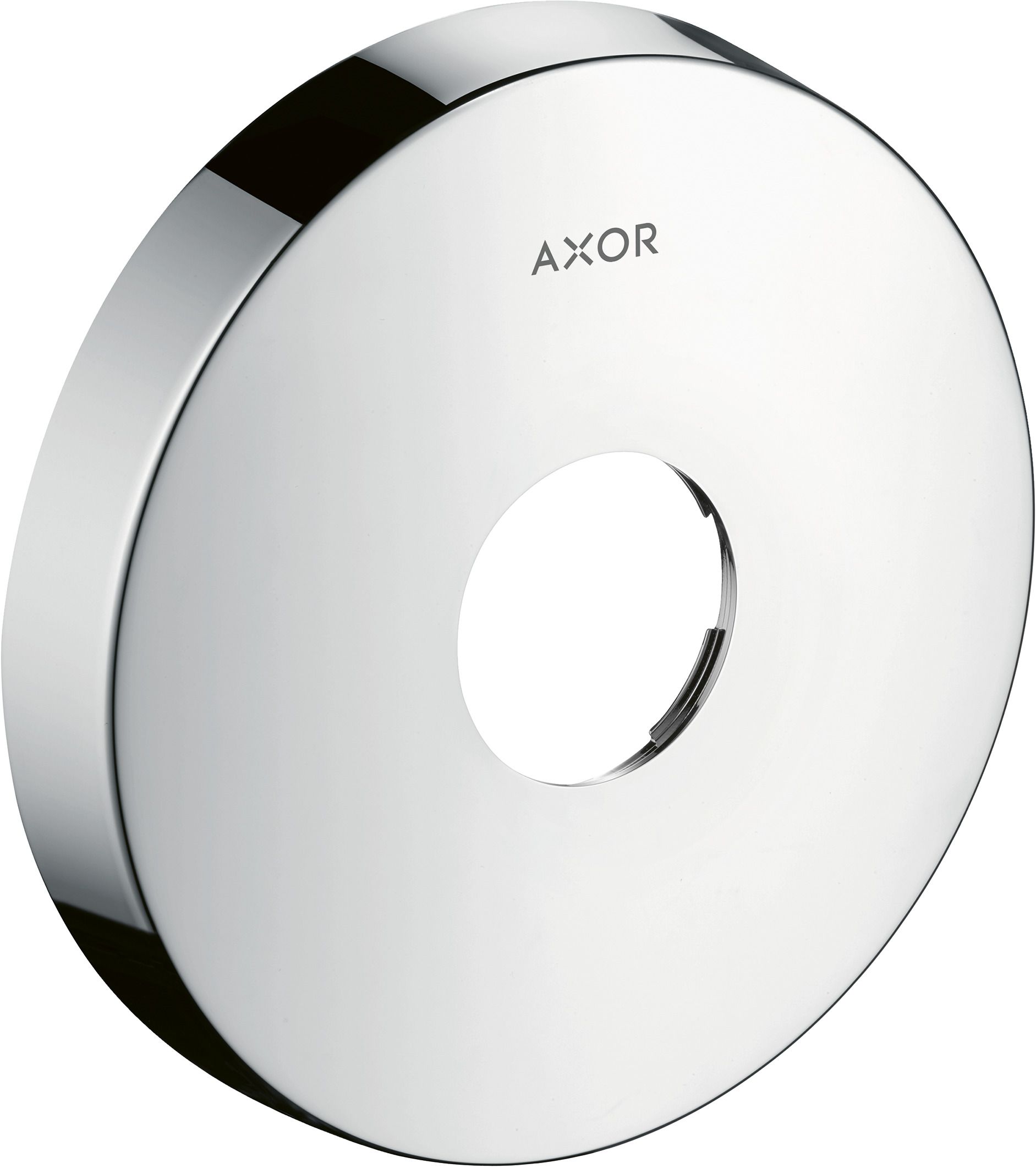 HG Verlängerungsrosette Axor rund 1-Loch brushed nickel