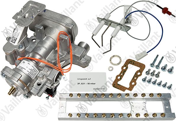 VA Umstellsatz, auf 3P50mbar Vaillant-Nr. 0010026387