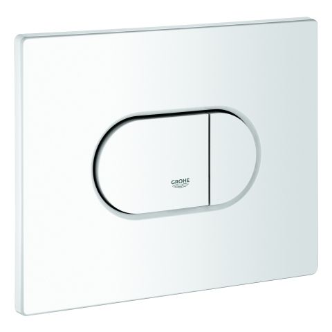 GROHE Abdeckplatte 42379 mit Drucktaste alpinweiß
