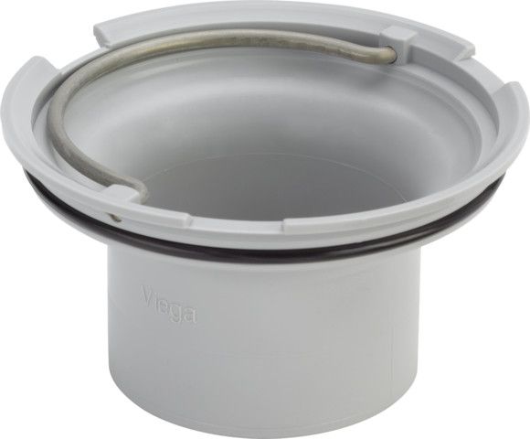 Viega Tauchrohr 4973.91 in 90x50mm Kunststoff grau