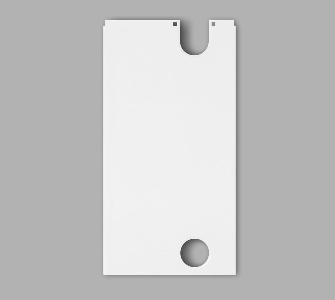 COSMO Seitenteil f. HK Type 33K rechts 600mm BH 2 Lochstanzungen