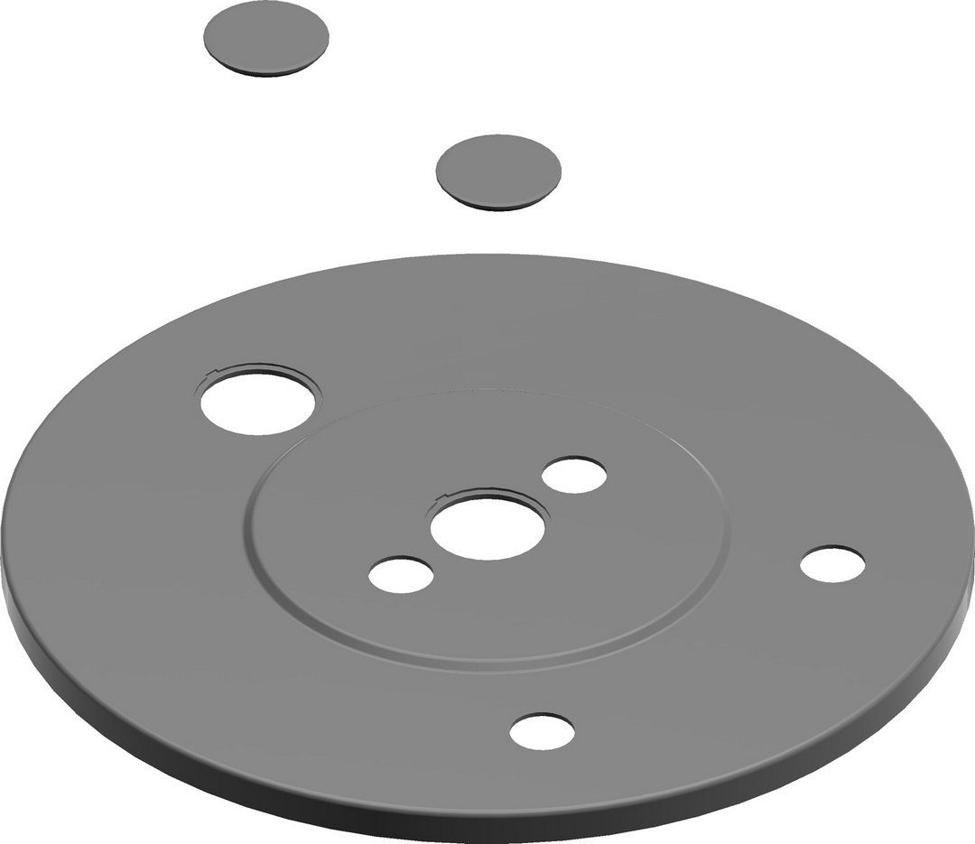 SIEGER Deckel S120 W m Abdeckung Anode