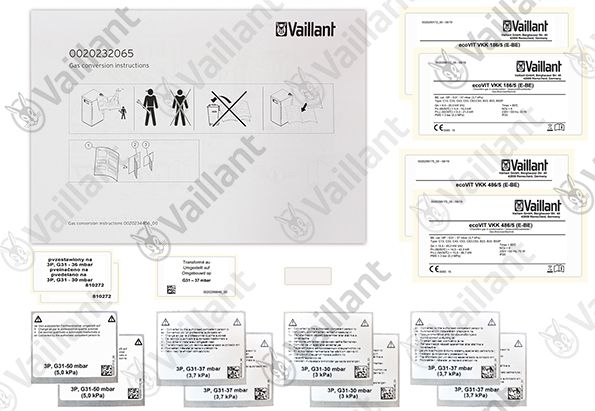 VA Umstellsatz E/H/Lw/S<->P/LPG Vaillant-Nr. 0020232065