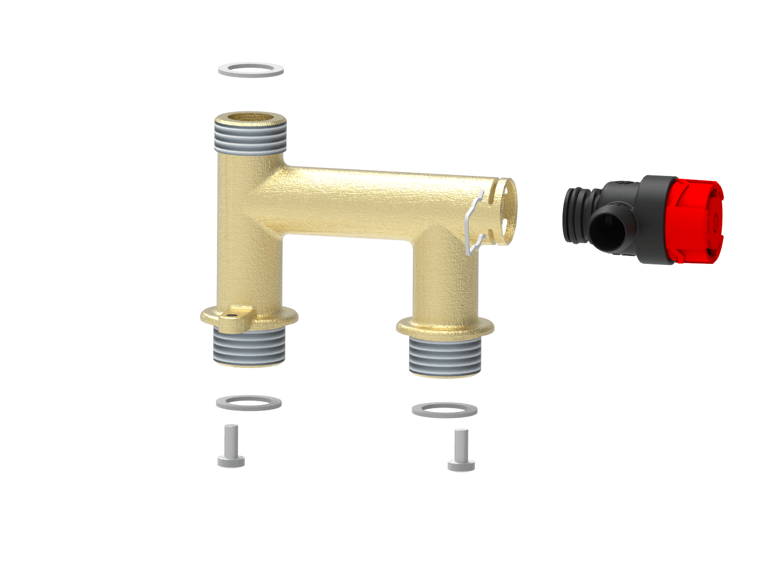 Brötje Verteiler mit Anschl. SV Ventil