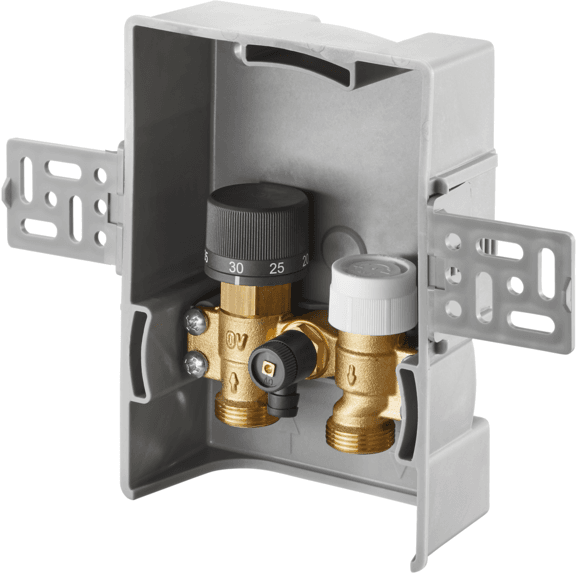 Oventrop Einzelraumregelung Unibox T-RTL Vario m.Thermostat, RTL, ohne Abdeckung