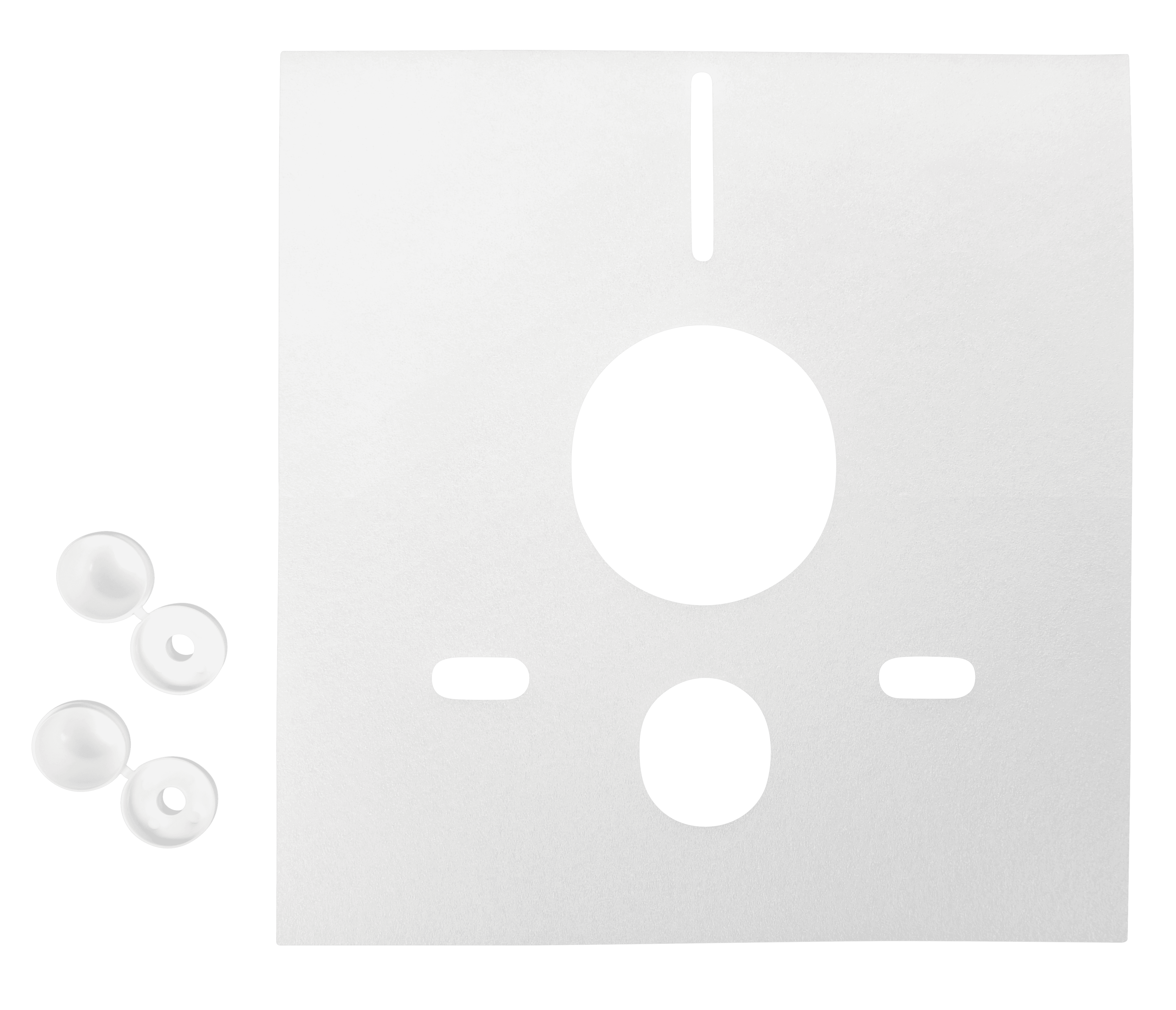 Montageset f. Wand-WC/WD-Bidet m.geringem Schallschutz TRINNITY
