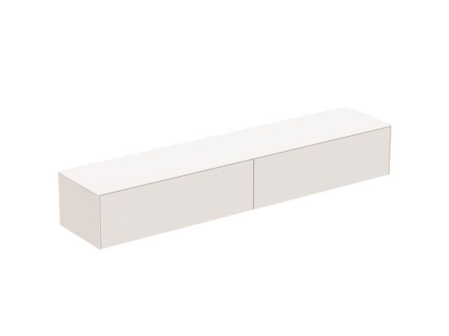 IS rechte Schubladenfront Conca für WTU 1180x356mm Weiß