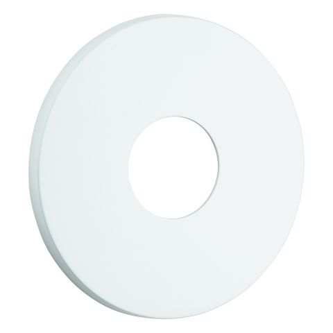 GROHE Rosette 48428 rund für EHM-Fertigmontagesets moon white