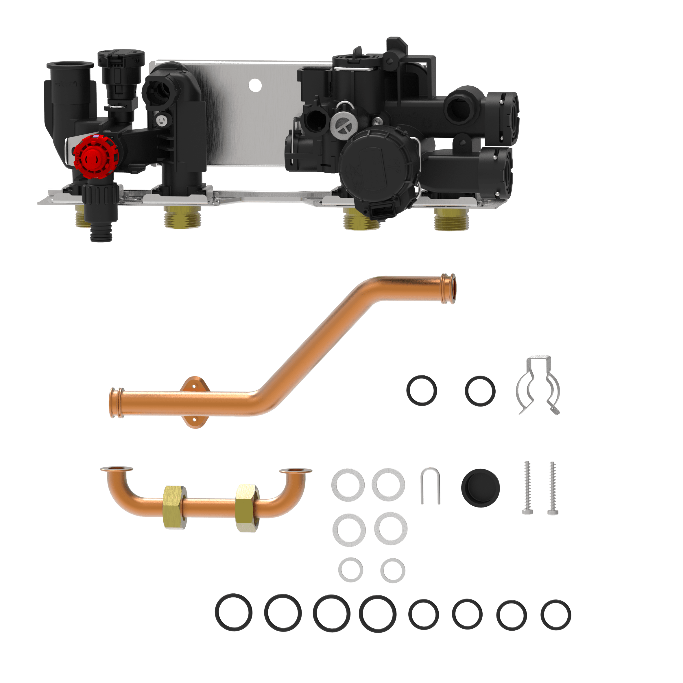 BRÖTJE Hydraulik Block mit 8l Bypass WMS/WMC