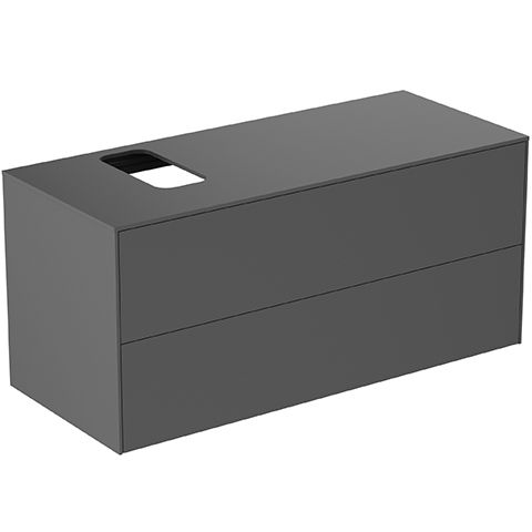 IS Obere Schubladenfront Conca f. WTU 1180x267mm Anthrazit, AlteNr.2019