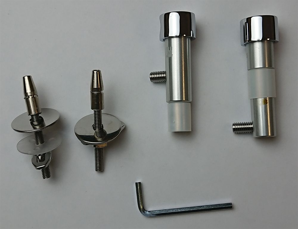 Scharniere 1.0 für WC-Sitze BPR20-GN020 GN022-MD022, Soft-Close Absenkaut.CRQ11