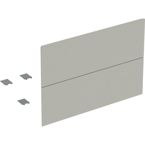 GE Set Schubl.-Frt für ONE US, 2 Schubl. für WT B: 75cm, greige matt