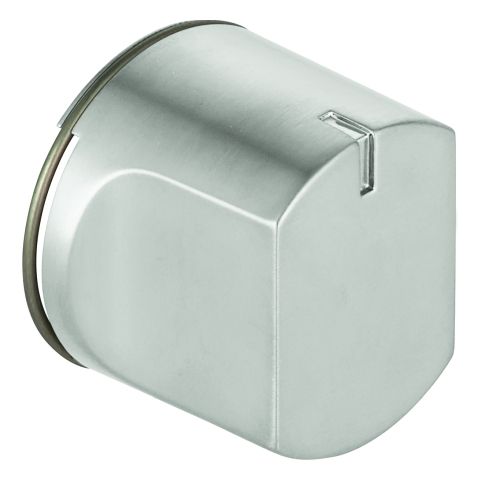 GROHE Umstellknopf 48447 rund für EHM-FMS mit 3-Wege Umstellung supersteel