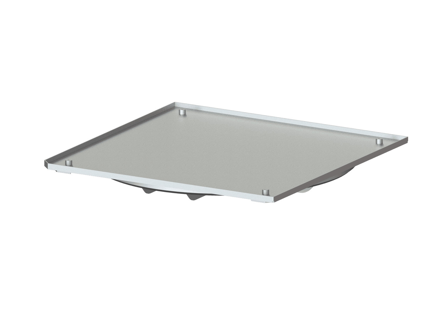 KESSEL-Abdeckplatte K 3, inkl. 4 Schrauben, Dichtung