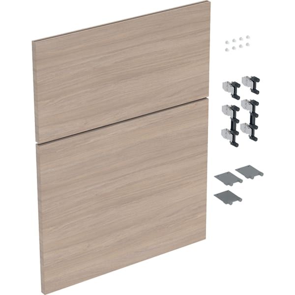 GE Schubladenfront Set für iCon Seitenschrank B:45cm, Eiche natur