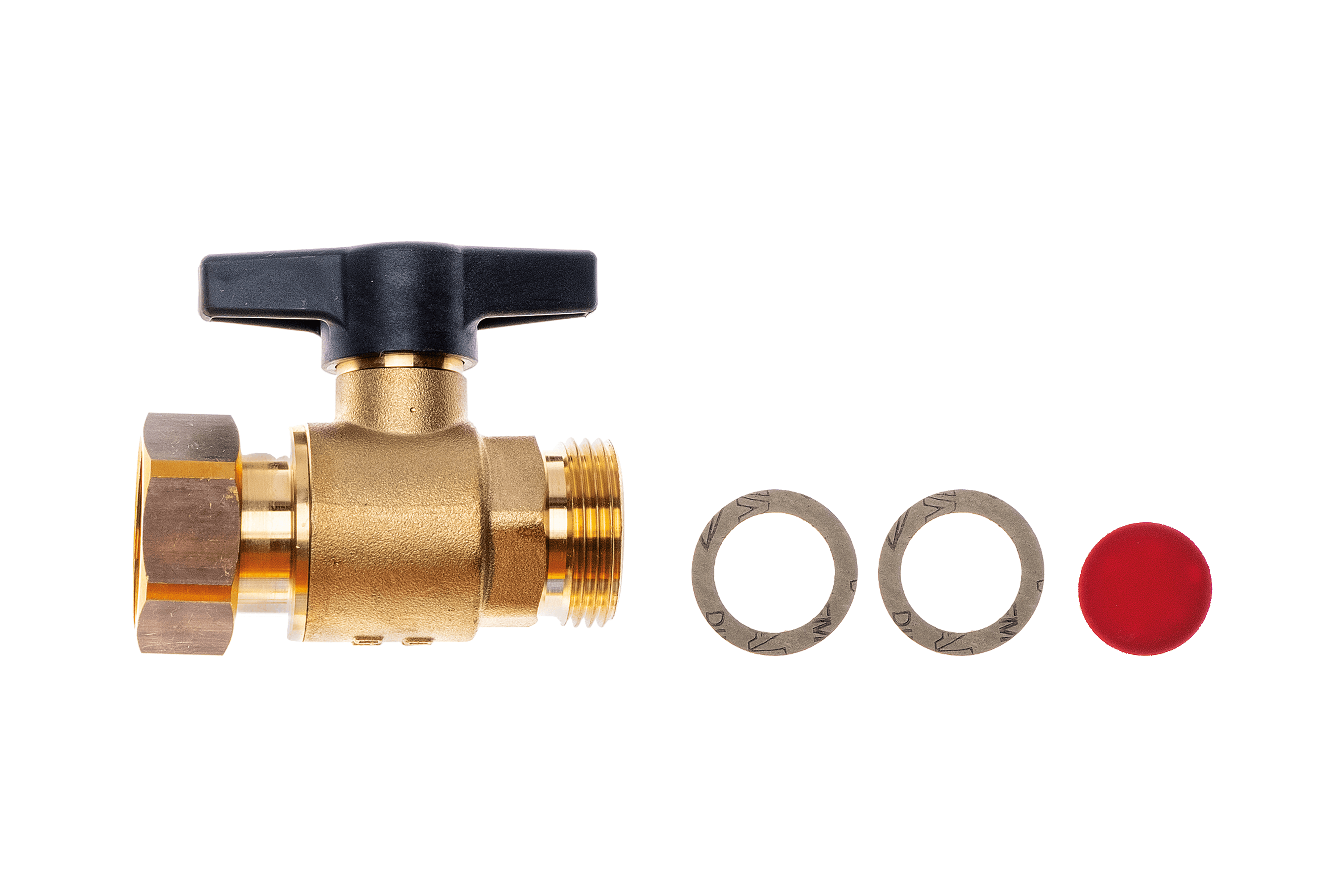 BRÖTJE Kugelhahn G1 AGxG1 UEM Rücklauf/ Blau ETG 500 OV