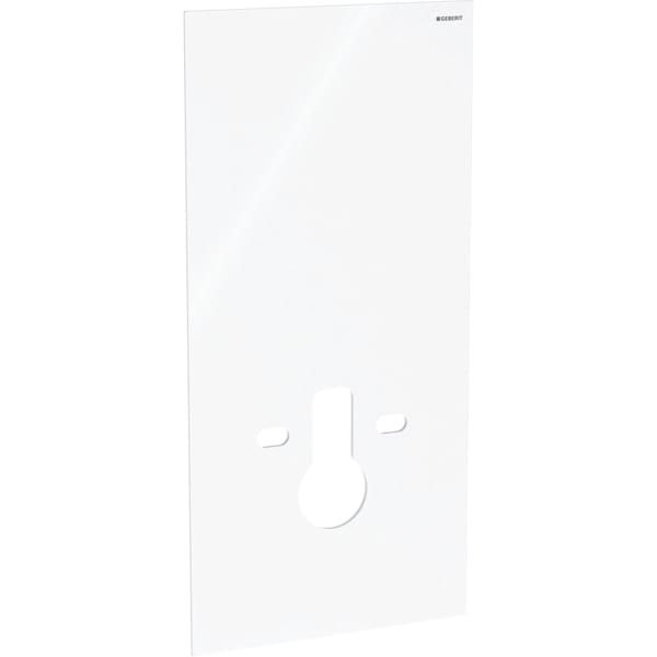 GE Frontverkleidung für Geberit Monolith für WWC Bef. 18 u. 23cm Glas weiß