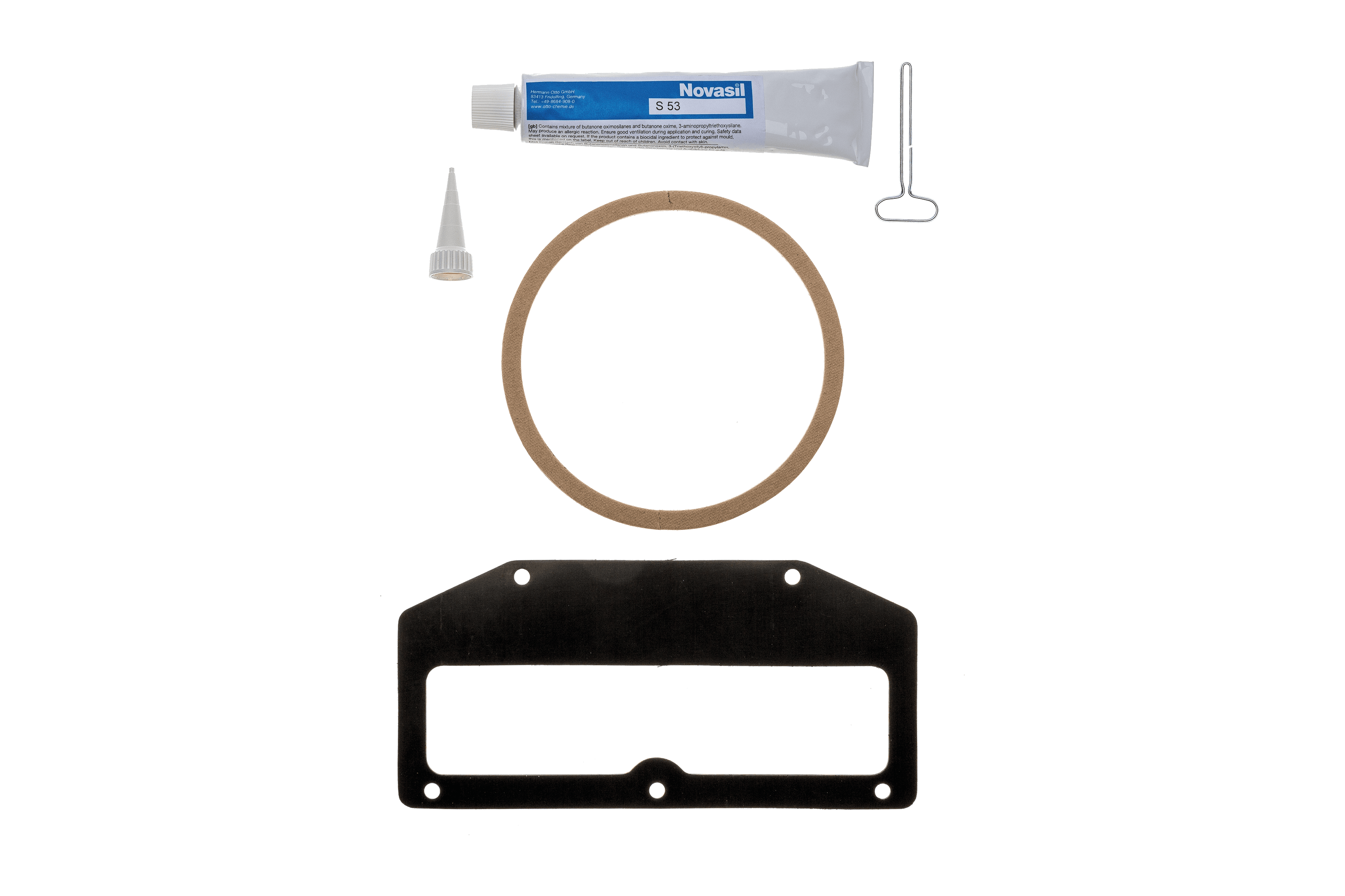 BRÖTJE Dichtung f.Stutzen + Silikon BOK 19-32