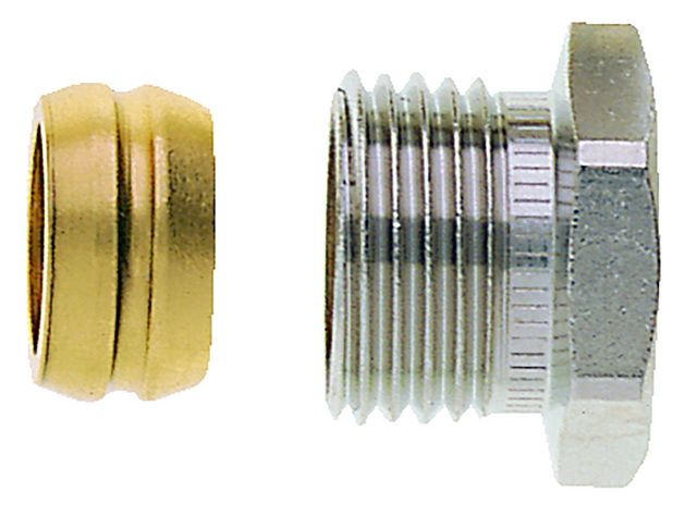 Heimeier Klemmverschraubung 1/2" x 15mm vernickelt