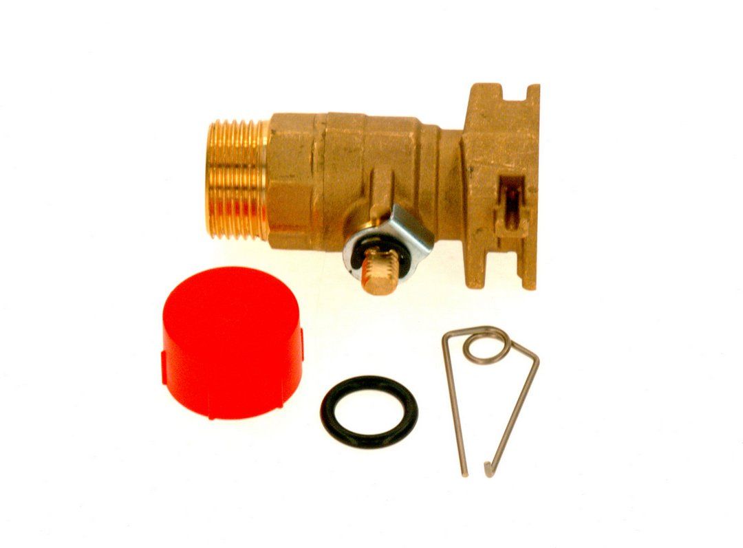 BOSCH Ersatzteil TTNR: 87185336080 Kugelhahn-Ventil mit Steckverbindung