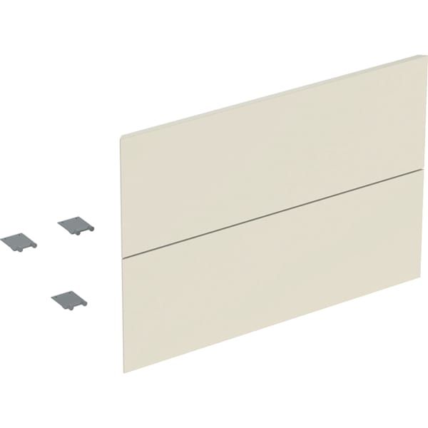 GE Set Schubl.-Frt für ONE US, 2 Schubl. für WT B: 75cm, sandgrau glänzend