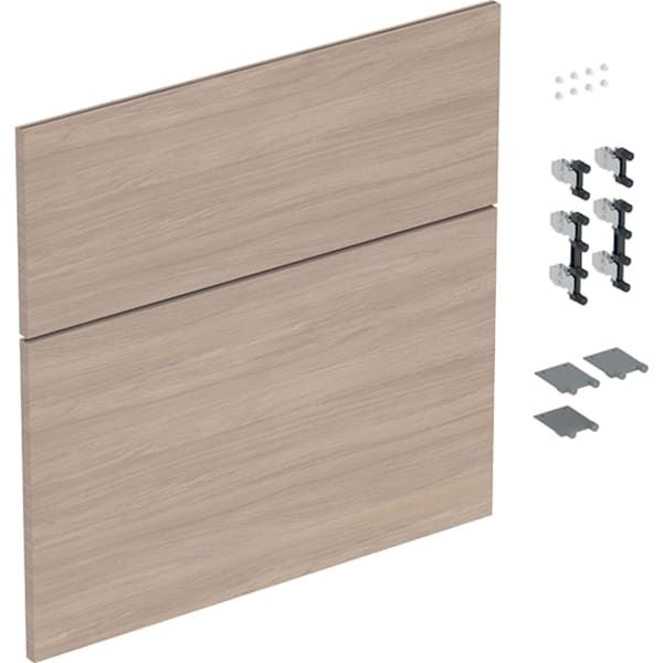 GE Schubladenfront Set für iCon für WT B:60cm, Eiche natur