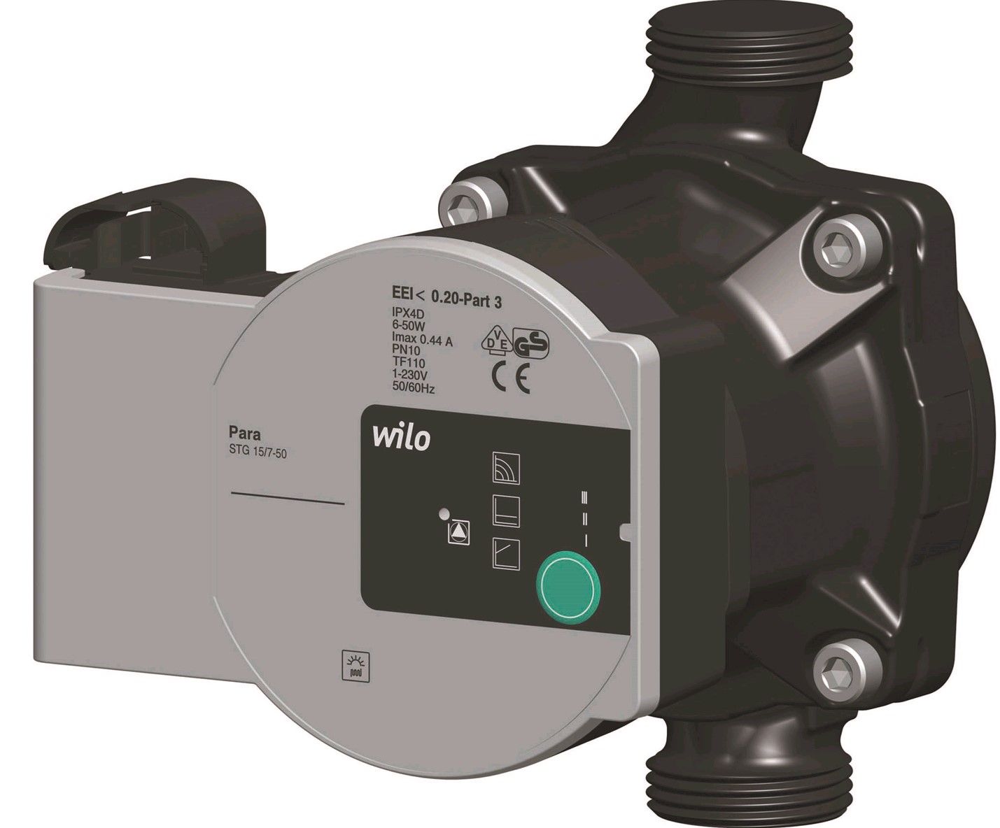 COSMO Umwälzpumpe Typ Wilo Para STG 15/7 130mm, 9 Uhr, 1'' AG, iPWM2