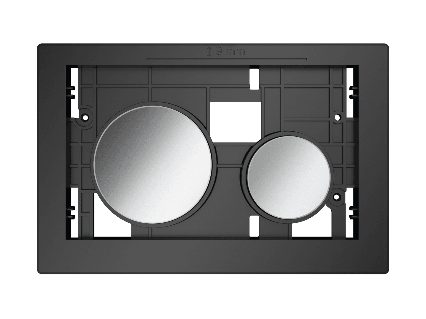 TECEloop Betätigungseinheit für WC-Bet., Tasten Chrom glänzend