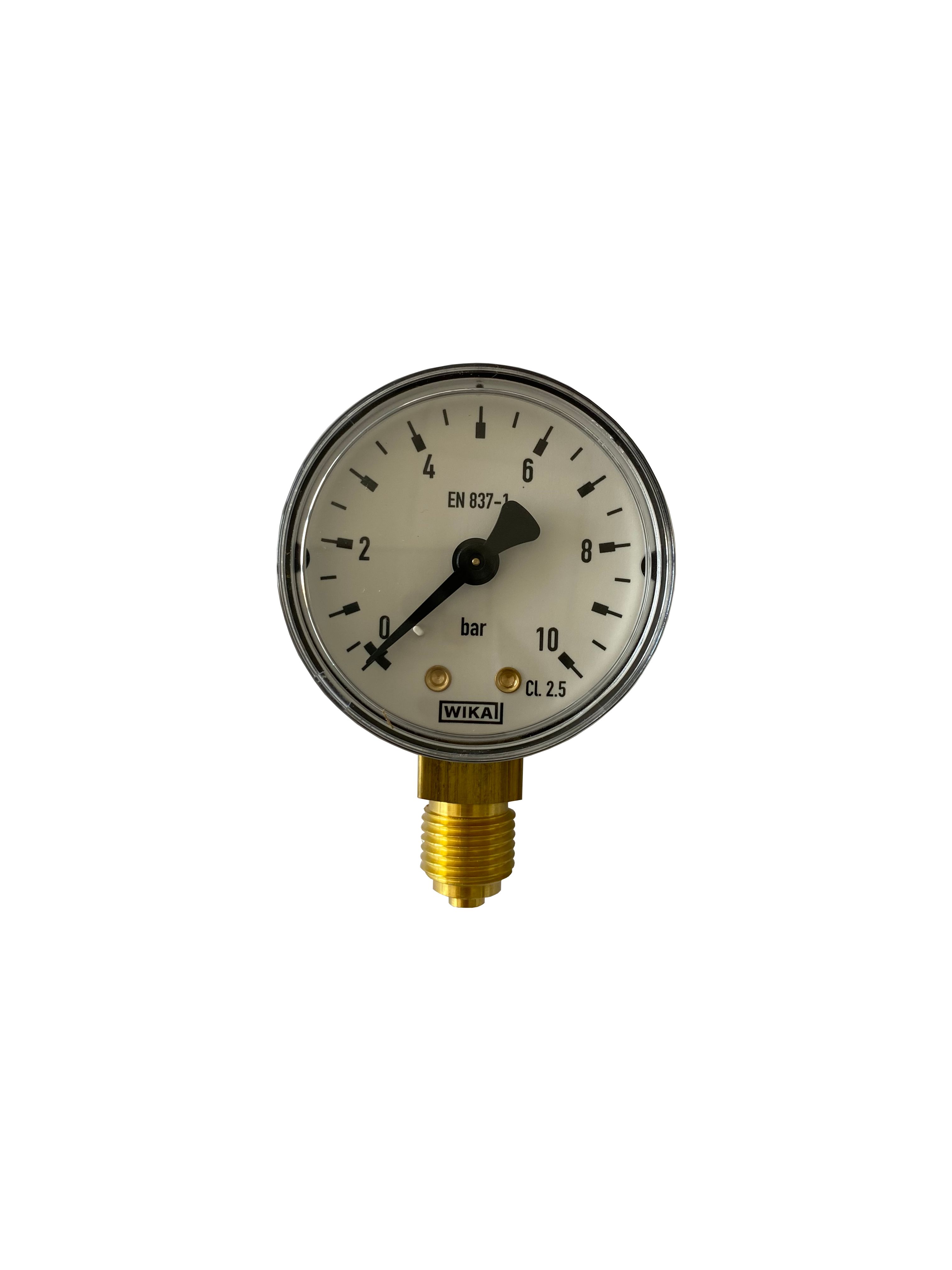 BWT Manometer 50-1/4" 0-10bar unt.